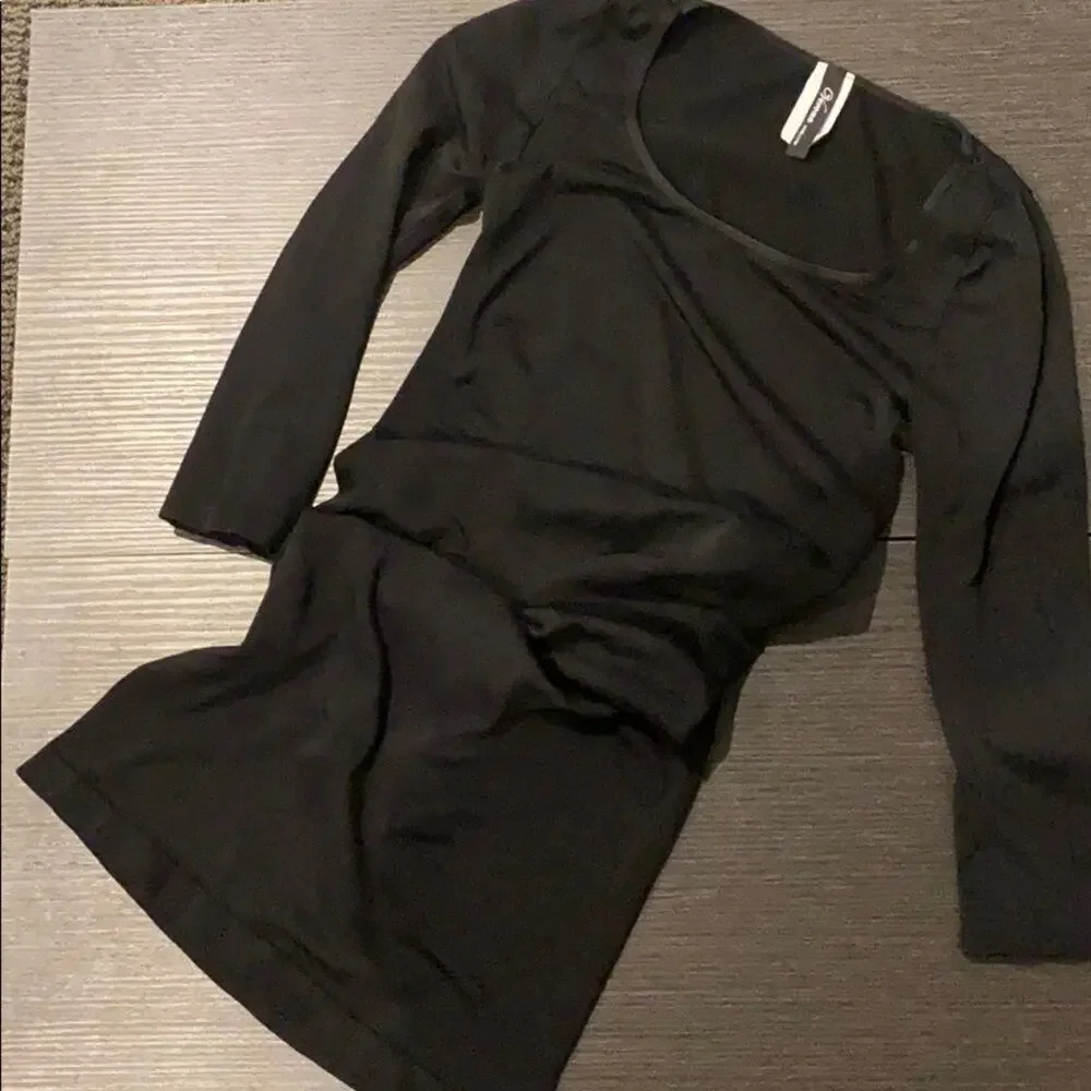 Verona Black Quarter Sleeve Dress size small